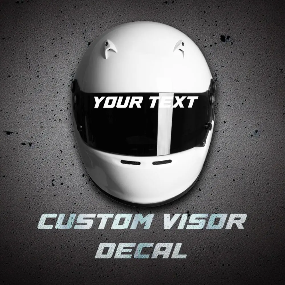 Custom Helmet Decal Sticker