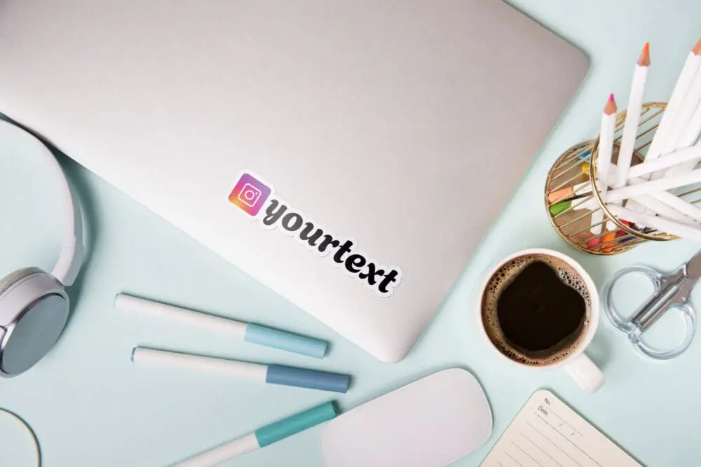 Custom Instagram Vinyl Sticker Pack x3 - Image 4
