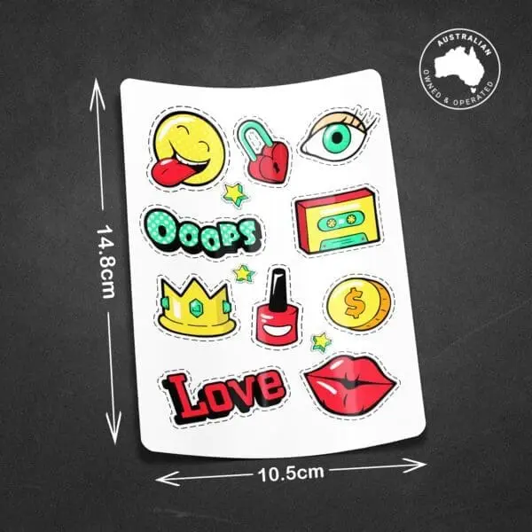 Custom Stickers Sheet