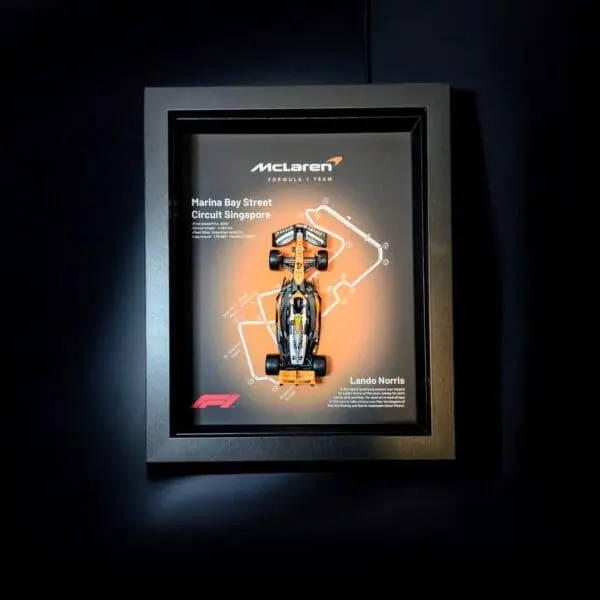 3D F1 Frame McLaren Lando Norris Singapore Circuit