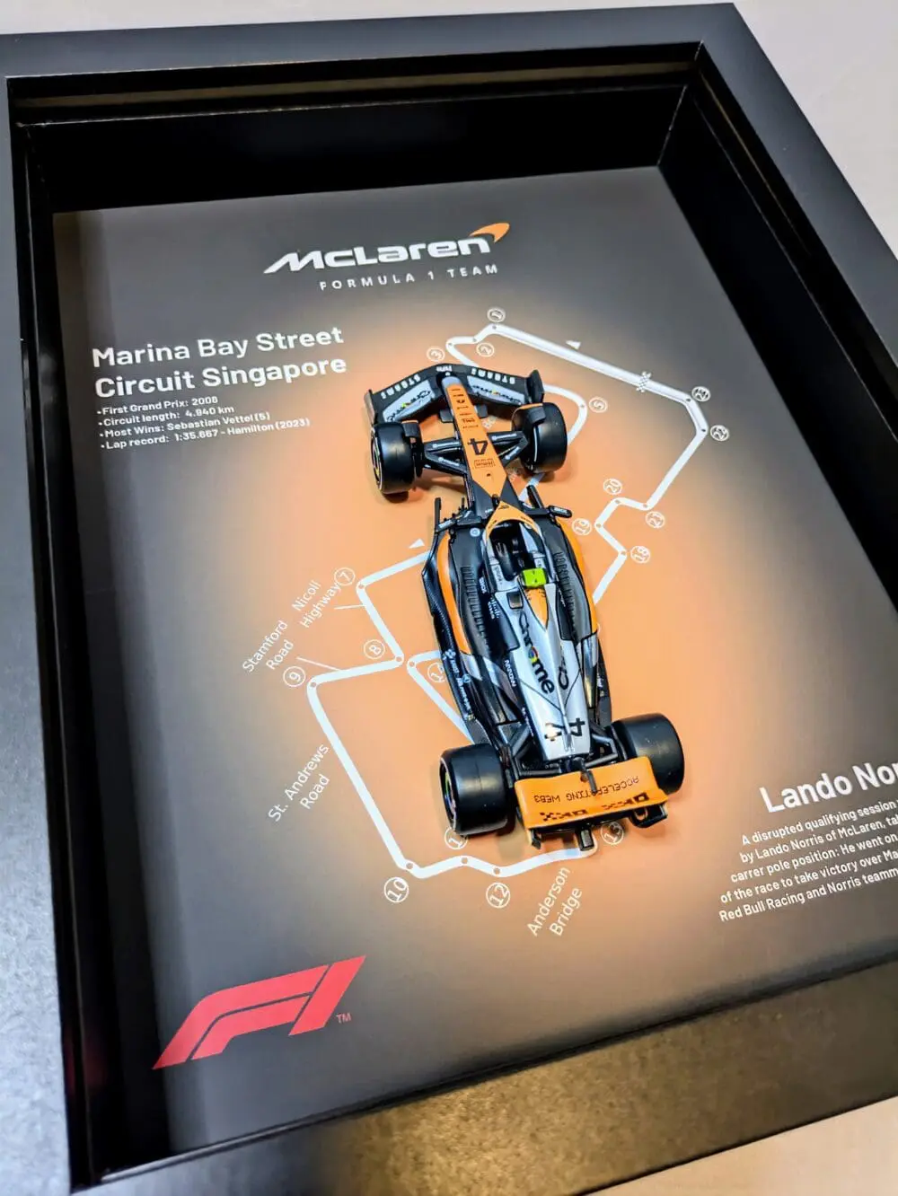 3D F1 Frame McLaren Lando Norris - Image 3