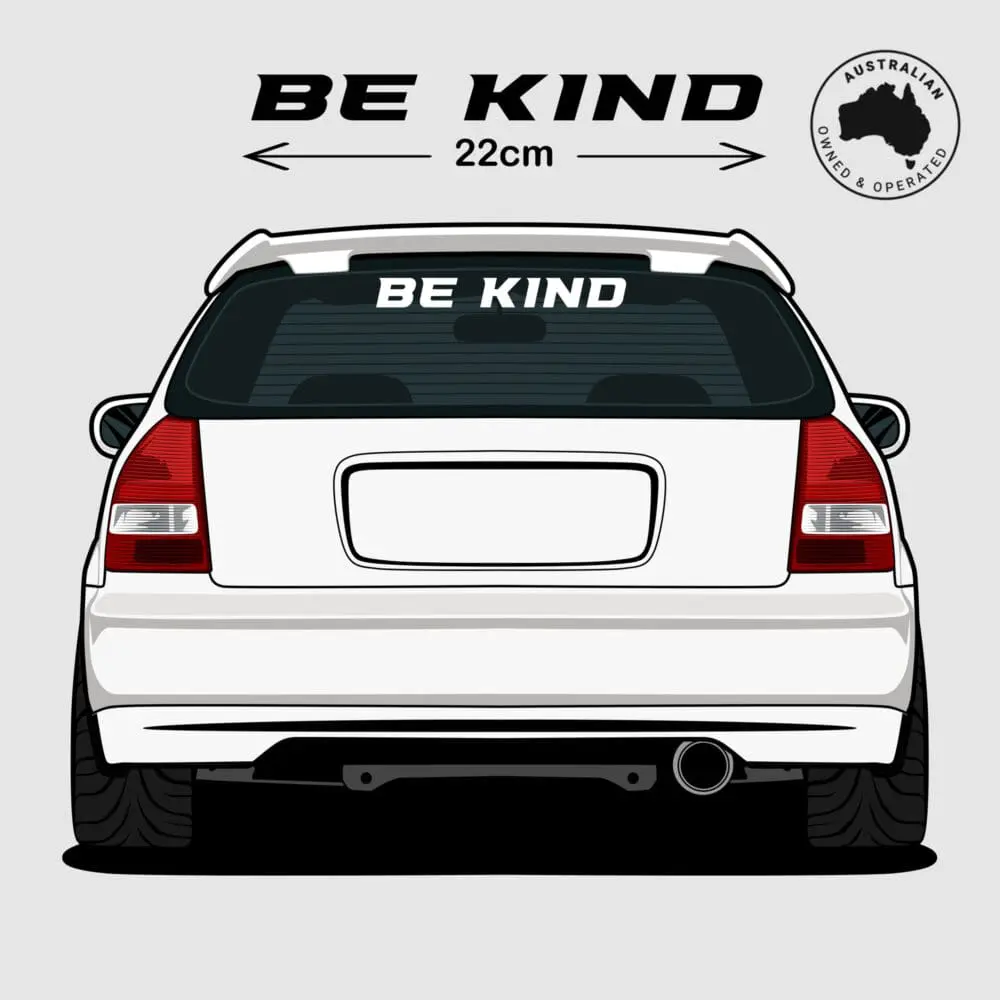 Be Kind JDM Car Decal