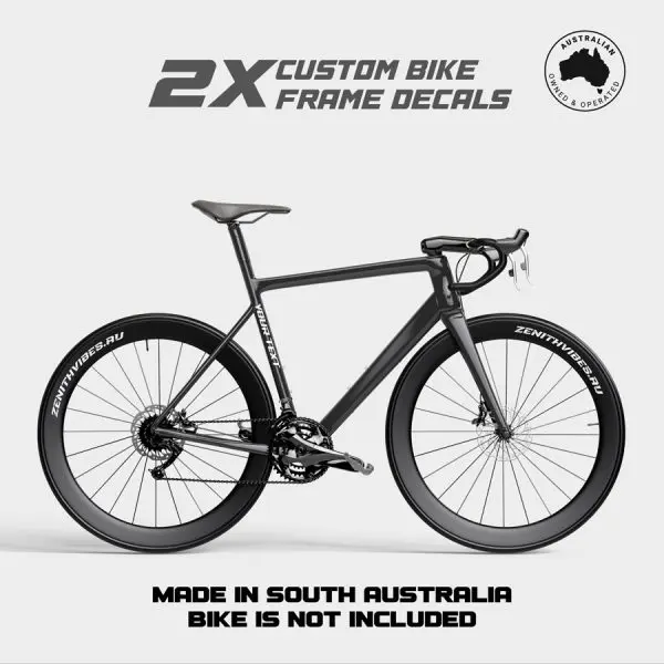 Custom Bike Frame Decal Australia