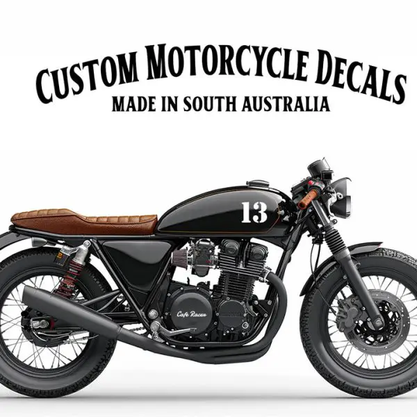Custom Motorcycle Bike Numbers Australia