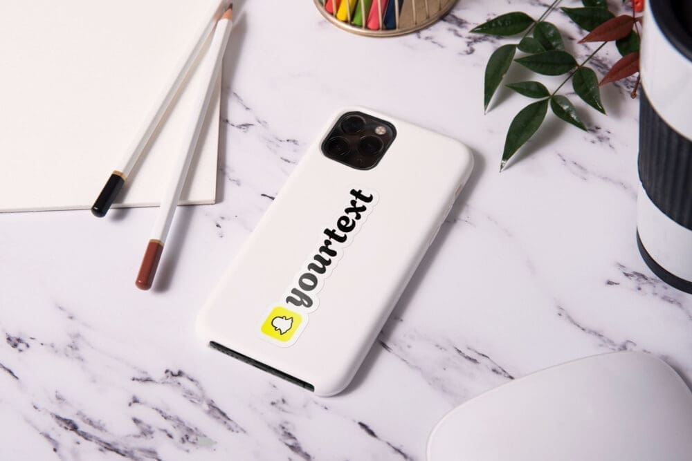 Custom SnapChat Vinyl Sticker Pack x3 - Image 3