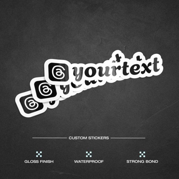 Custom Threads Sticker
