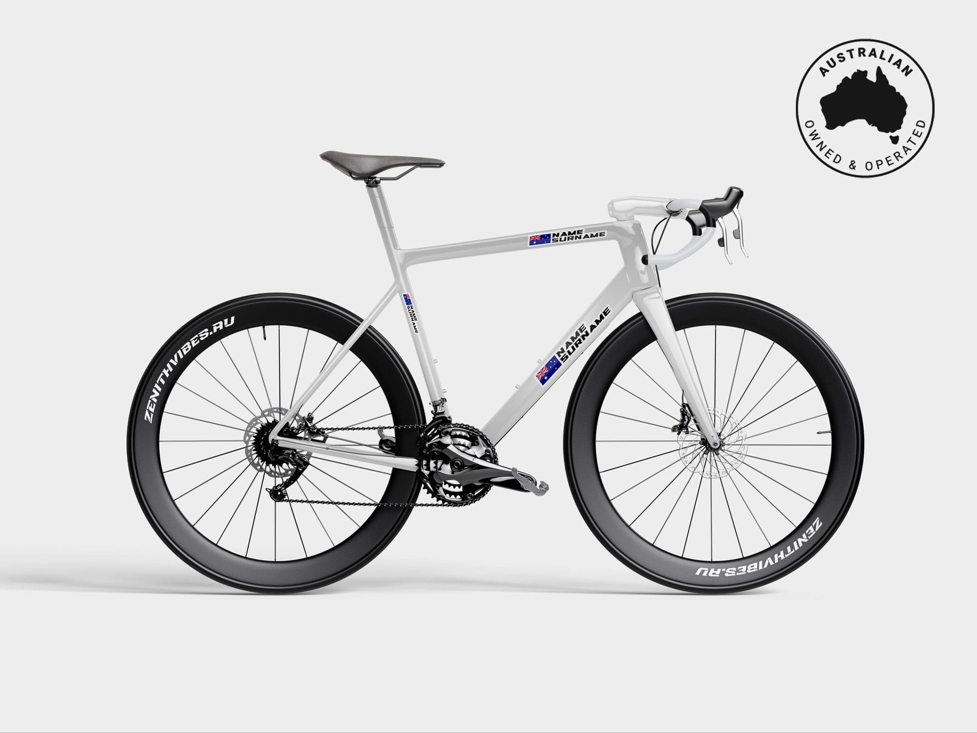 Custom Driver Name Flag Vinyl Stickers Pack Sheet x10 - Image 5