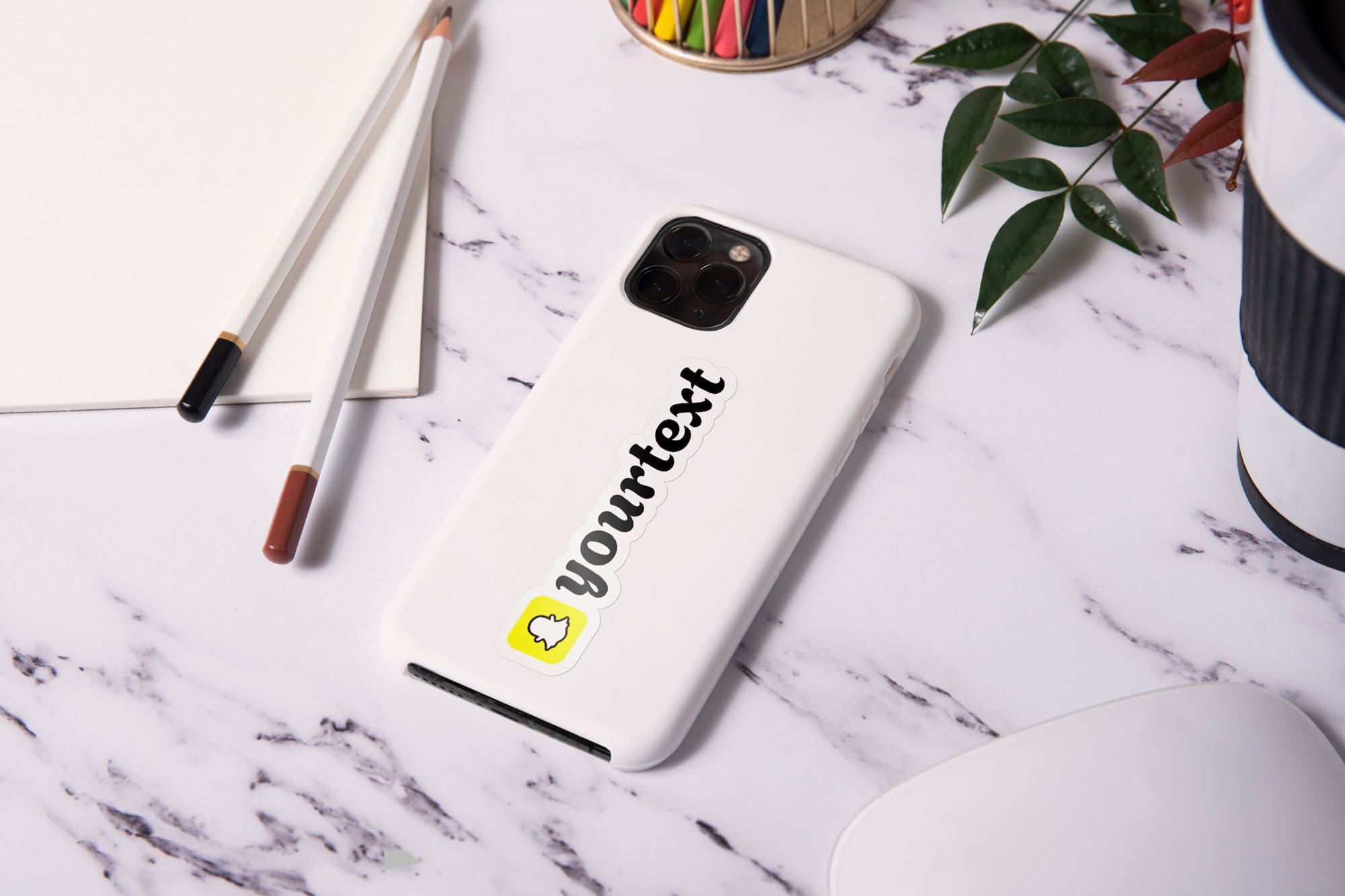 Custom SnapChat Vinyl Stickers Pack Sheet x10 - Image 4
