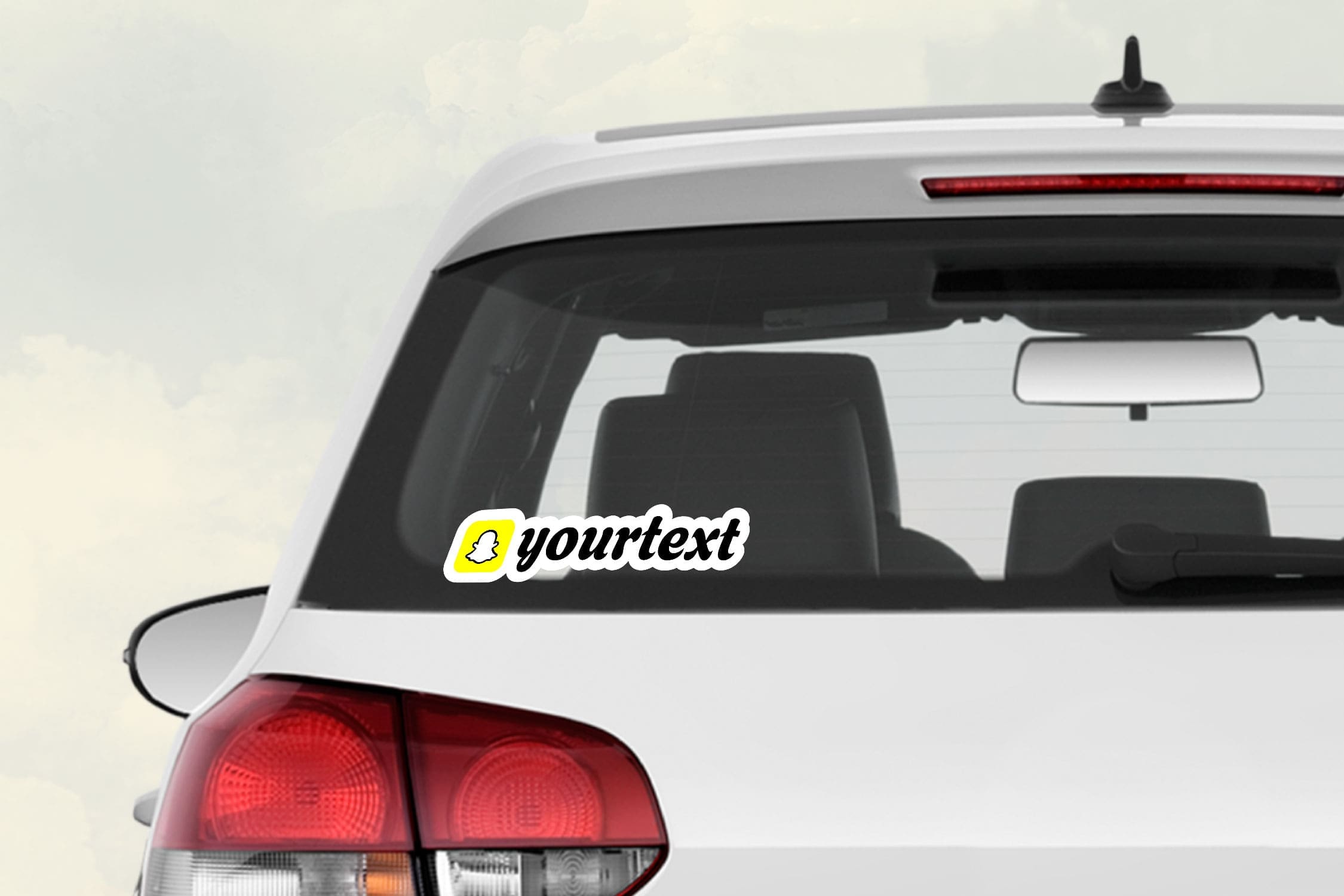 Custom SnapChat Vinyl Stickers Pack Sheet x10 - Image 5