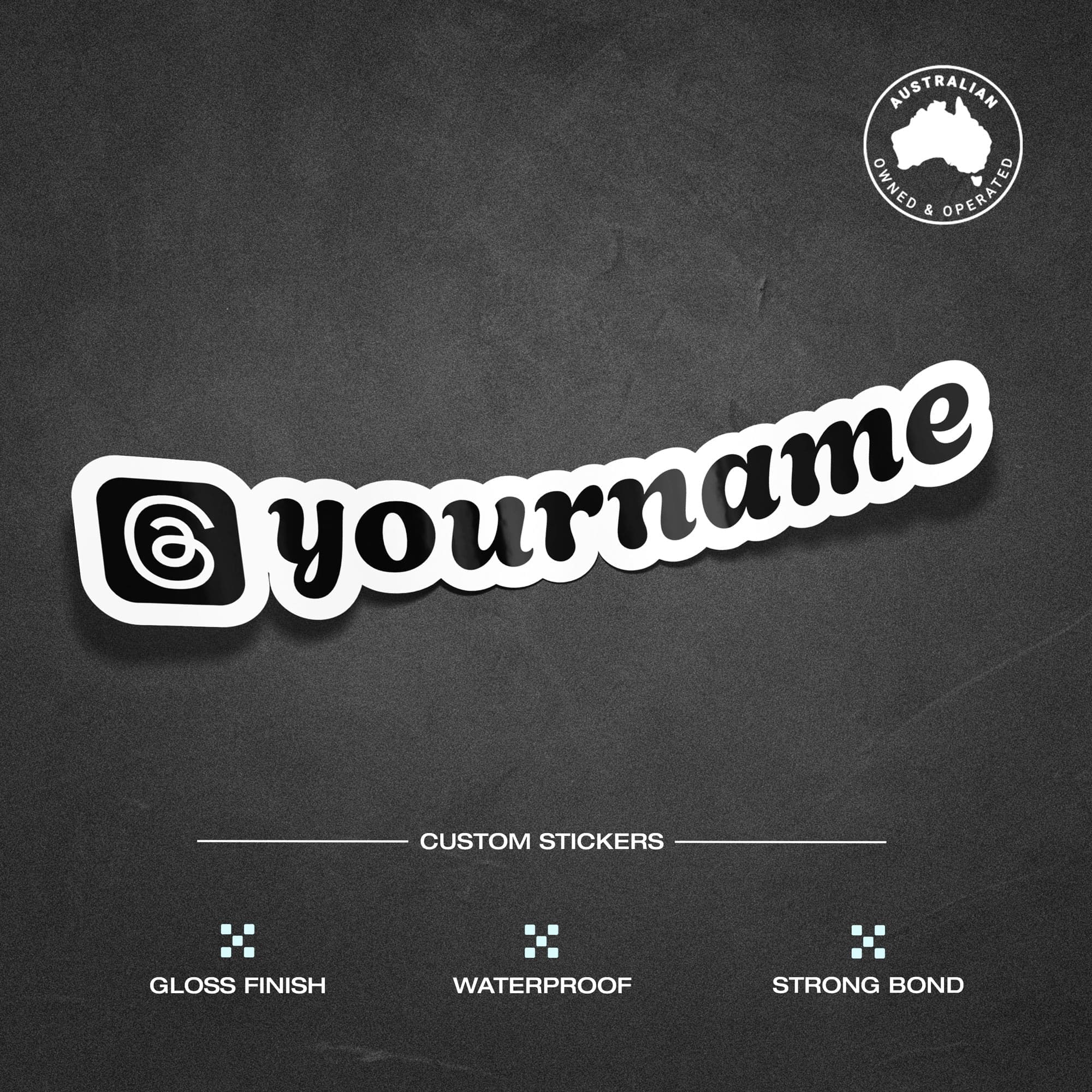 Custom Threads Vinyl Stickers Pack Sheet x10 - Image 2