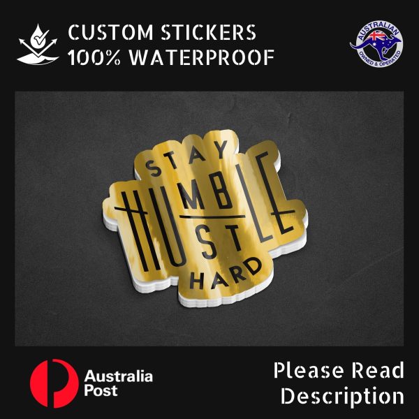 Custom Gold Stickers Adelaide