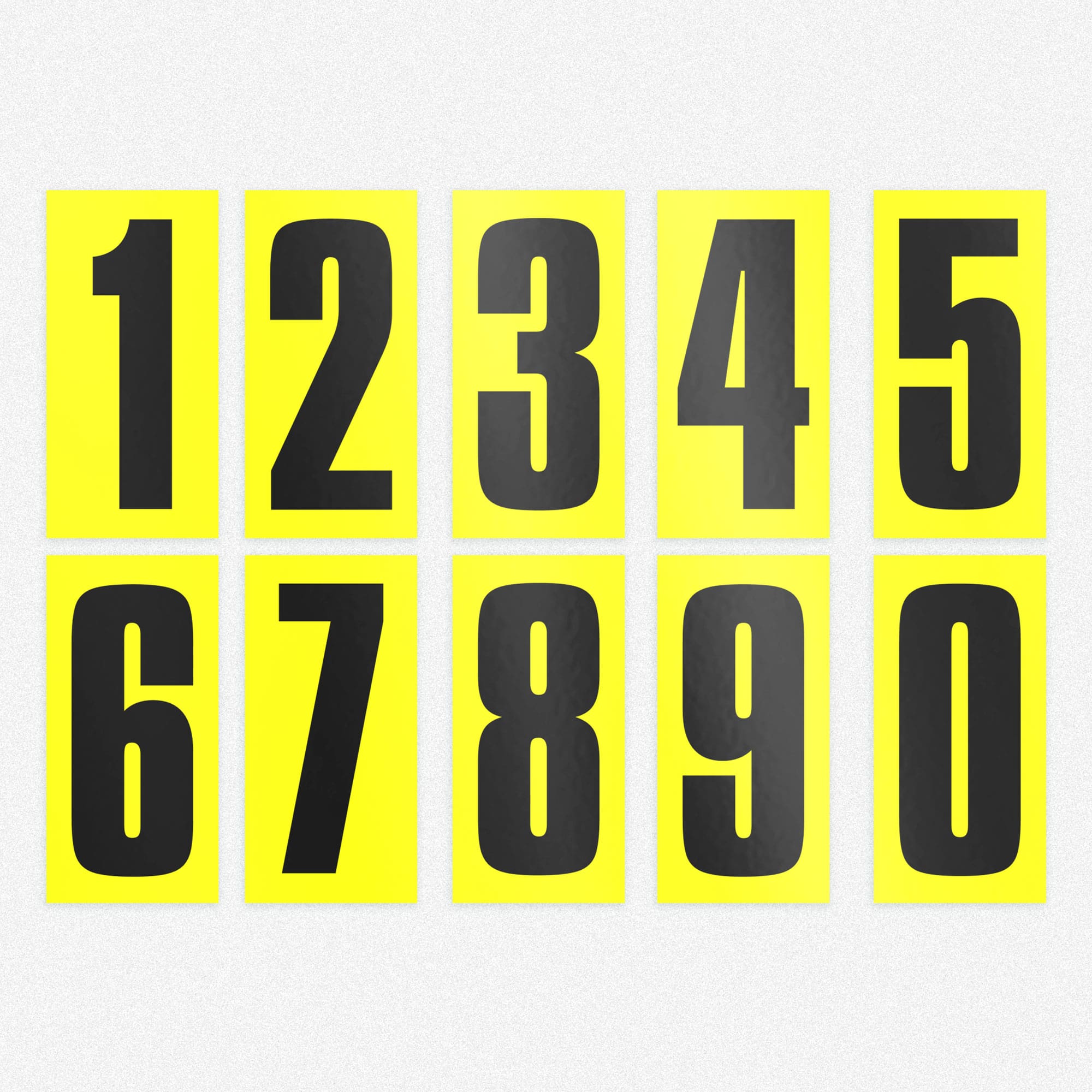 Go Kart Numbers 4 Pack Yellow Background Senior - Image 2