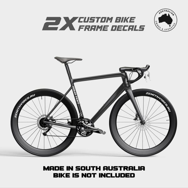 Custom Bike Frame Decal Australia