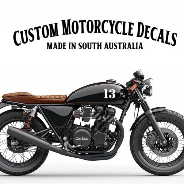 Custom Motorcycle Bike Numbers Australia