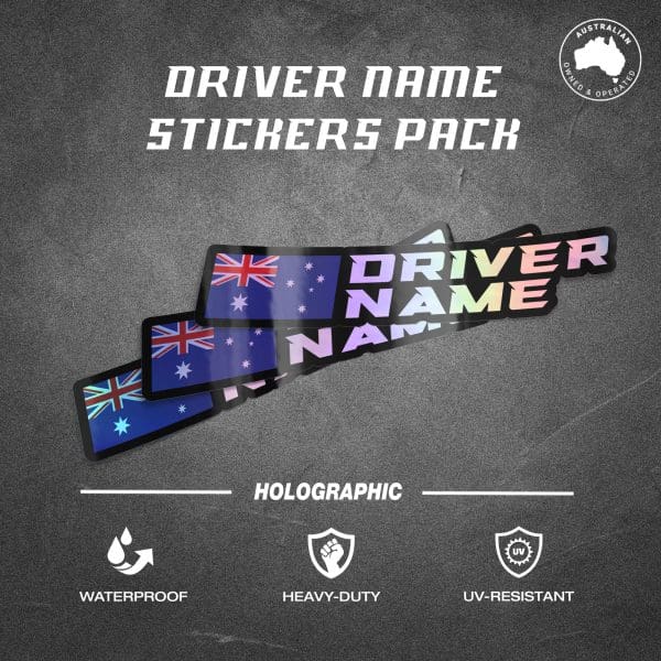 Driver-Name-Stickers-Black-Holographic