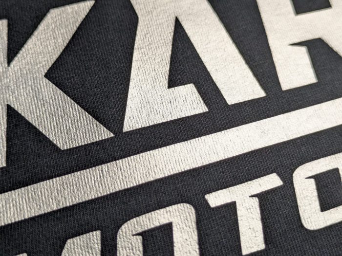 Silver print t shirt