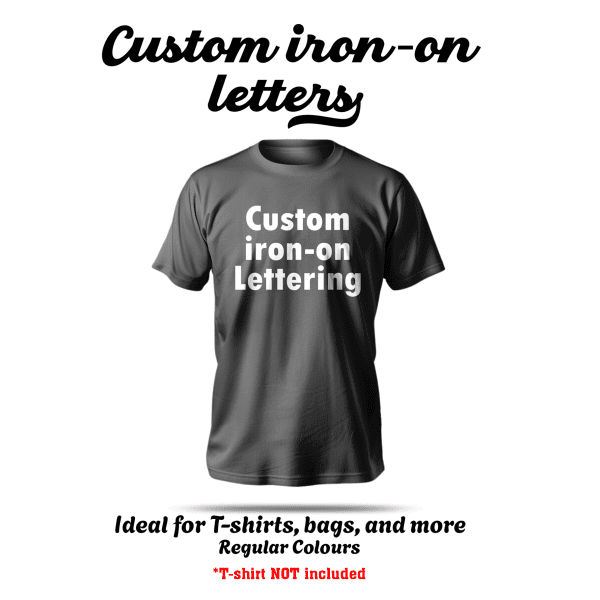 Custom Iron on Letters Sports