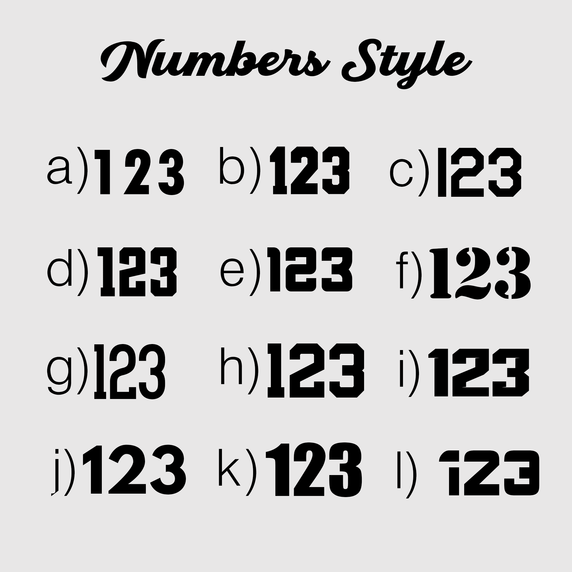 Custom Iron On Numbers - Image 3