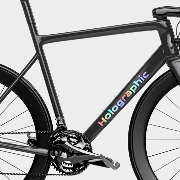 Custom Bike Sticker Decal Holographic 2X