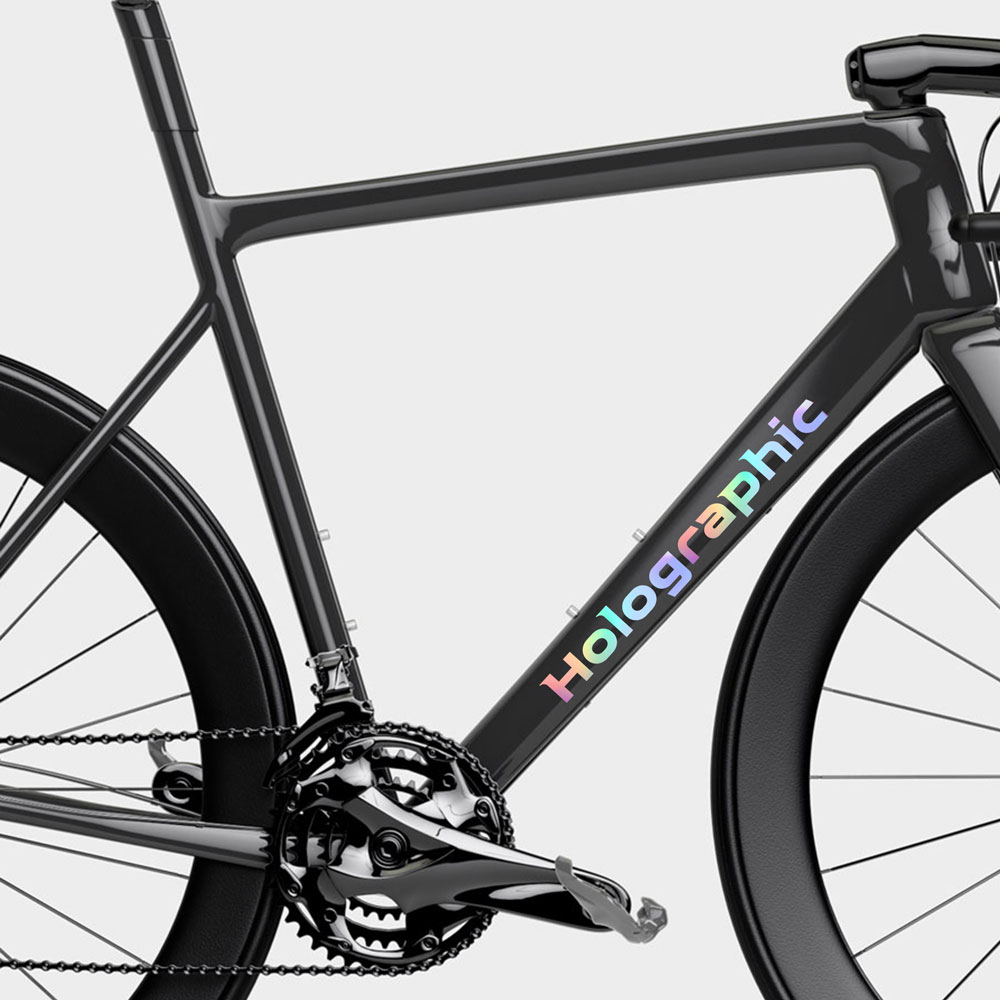 Custom Bike Sticker Decal Holographic 2X