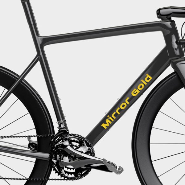 Custom Bike Gold Decal