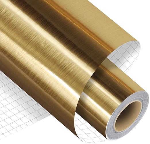 Custom Bike Sticker Decal Brushed Gold 2X - Image 2